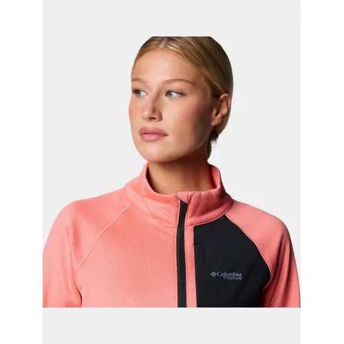 Columbia Triple Canyon Grid Fleece FZ Női Polár, Softshell, Középréteg 685-Alpenglow