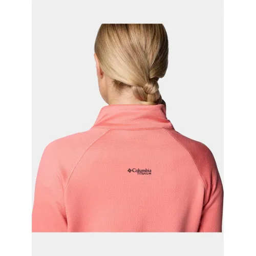 Columbia Triple Canyon Grid Fleece FZ Női Polár, Softshell, Középréteg 685-Alpenglow