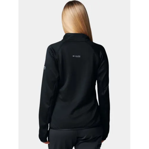 Columbia Triple Canyon Grid Fleece Full Zip Női Polár, Softshell, Középréteg 010-Black