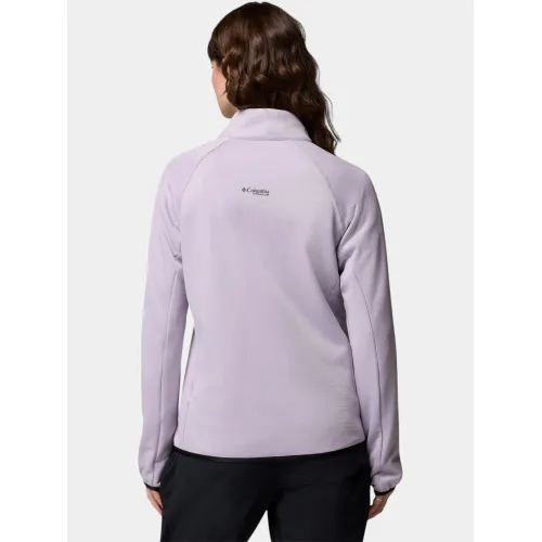 Columbia Triple Canyon Grid Fleece Full Zip Női Polár, Softshell, Középréteg 551-Lavender Pearl
