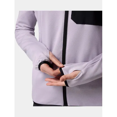 Columbia Triple Canyon Grid Fleece Full Zip Női Polár, Softshell, Középréteg 551-Lavender Pearl
