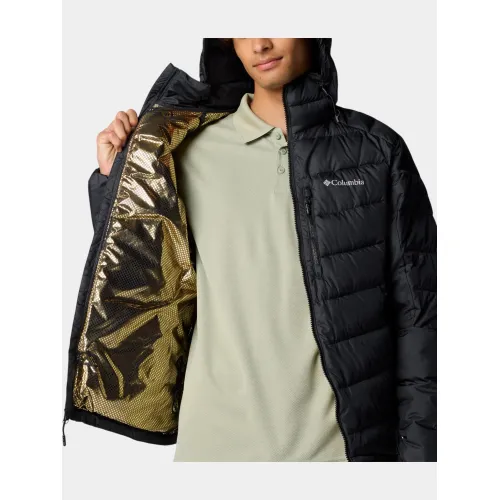 Columbia Labyrinth Loop II Hooded Jacket Férfi Utcai Kabát 010-Black