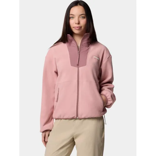 Columbia Sequoia Grove Full Zip Fleece Női Polár, Softshell, Középréteg 659-Eraser Pink