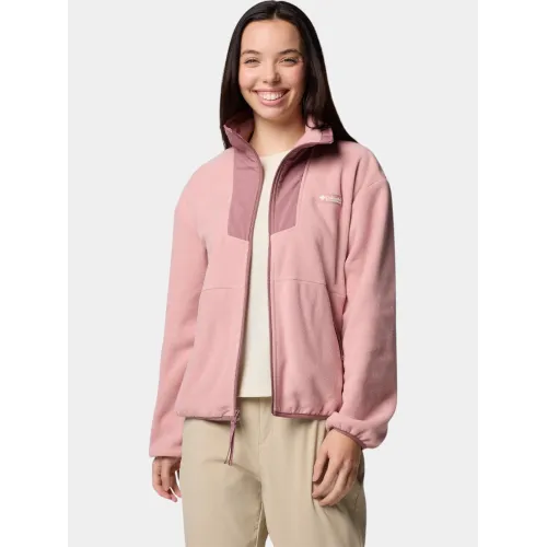 Columbia Sequoia Grove Full Zip Fleece Női Polár, Softshell, Középréteg 659-Eraser Pink