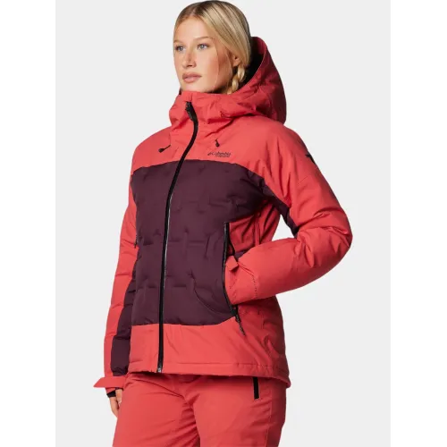 Columbia Wildcard IV Down Jacket Női Síkabát, Snowboard Kabát 602-Daredevil
