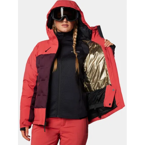 Columbia Wildcard IV Down Jacket Női Síkabát, Snowboard Kabát 602-Daredevil