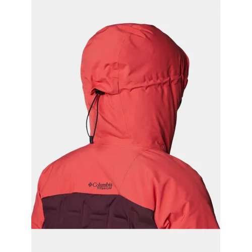 Columbia Wildcard IV Down Jacket Női Síkabát, Snowboard Kabát 602-Daredevil