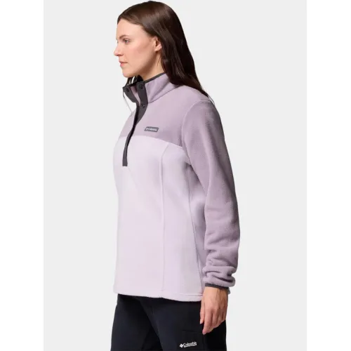 Columbia Benton Springs 1/2 Snap Pull Over II Női Polár, Softshell, Középréteg 551-Lavender Pearl
