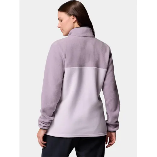 Columbia Benton Springs 1/2 Snap Pull Over II Női Polár, Softshell, Középréteg 551-Lavender Pearl