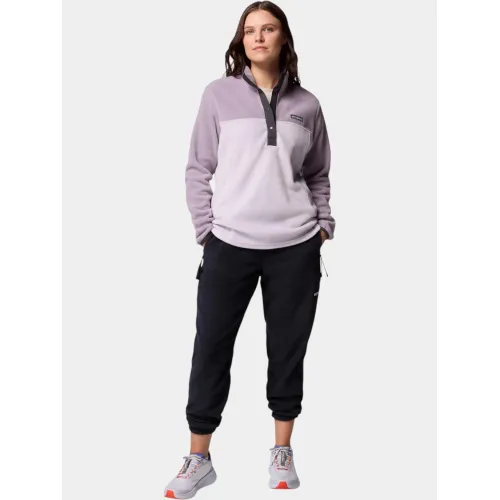 Columbia Benton Springs 1/2 Snap Pull Over II Női Polár, Softshell, Középréteg 551-Lavender Pearl