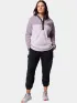 Columbia Benton Springs 1/2 Snap Pull Over II Női Polár, Softshell, Középréteg 551-Lavender Pearl