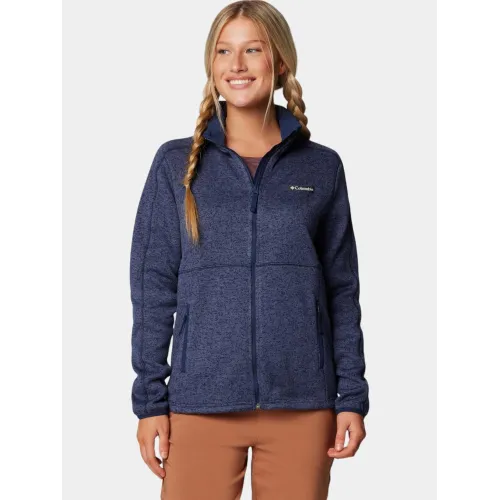 Columbia Sweater Weather Full Zip II Női Polár, Softshell, Középréteg 464-Collegiate Navy