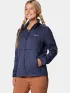 Columbia Sweater Weather Full Zip II Női Polár, Softshell, Középréteg 464-Collegiate Navy
