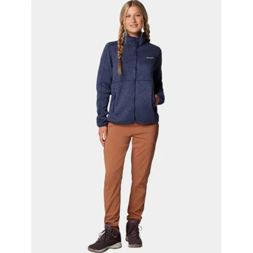 Columbia Sweater Weather Full Zip II Női Polár, Softshell, Középréteg 464-Collegiate Navy