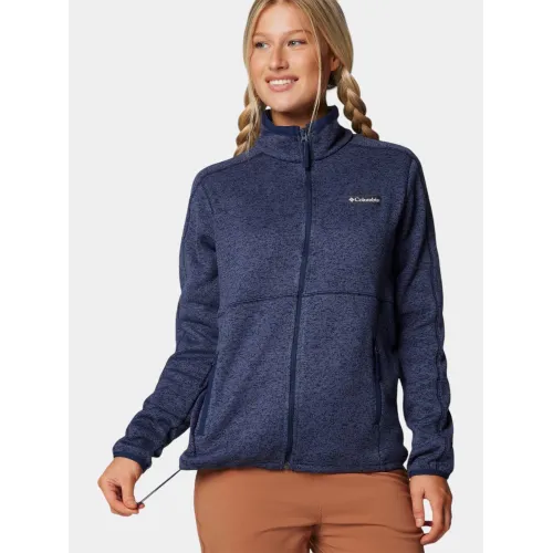 Columbia Sweater Weather Full Zip II Női Polár, Softshell, Középréteg 464-Collegiate Navy