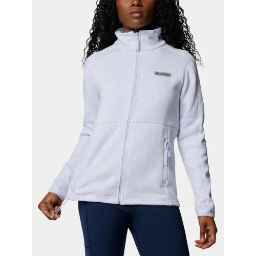 Columbia Sweater Weather Full Zip II Női Polár, Softshell, Középréteg 581-Snowdrift