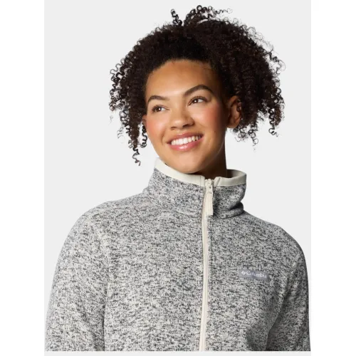 Columbia Sweater Weather Full Zip II Női Polár, Softshell, Középréteg 191-Chalk