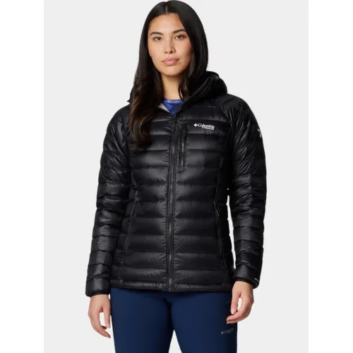 Columbia Arctic Crest Down Hooded Jacket Női Utcai Kabát 010-Black