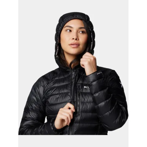 Columbia Arctic Crest Down Hooded Jacket Női Utcai Kabát 010-Black