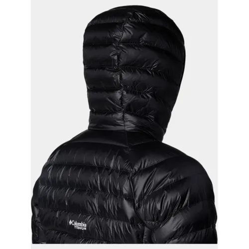 Columbia Arctic Crest Down Hooded Jacket Női Utcai Kabát 010-Black