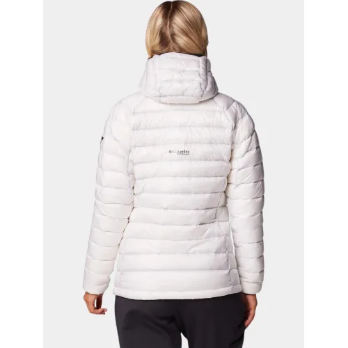 Columbia Arctic Crest Down Hooded Jacket Női Utcai Kabát 100-White