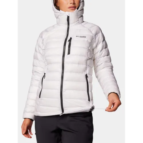 Columbia Arctic Crest Down Hooded Jacket Női Utcai Kabát 100-White