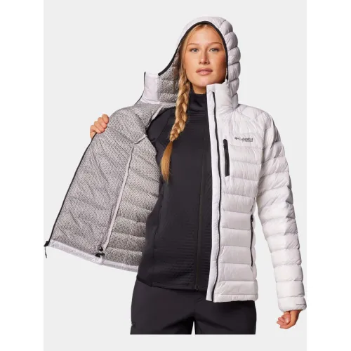 Columbia Arctic Crest Down Hooded Jacket Női Utcai Kabát 100-White