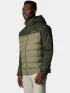 Columbia Grand Trek III Down Hooded Jacket Férfi Utcai Kabát 397-Stone Green
