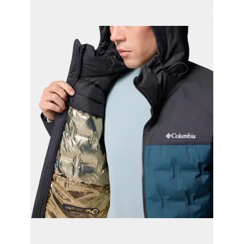Columbia Grand Trek III Down Hooded Jacket Columbia Grand Trek III Down Hooded Jacket Férfi Utcai Kabát 429-Everblue