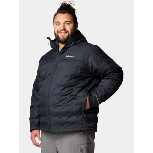 Columbia Grand Trek III Down Hooded Jacket Férfi Utcai Kabát 010-Black