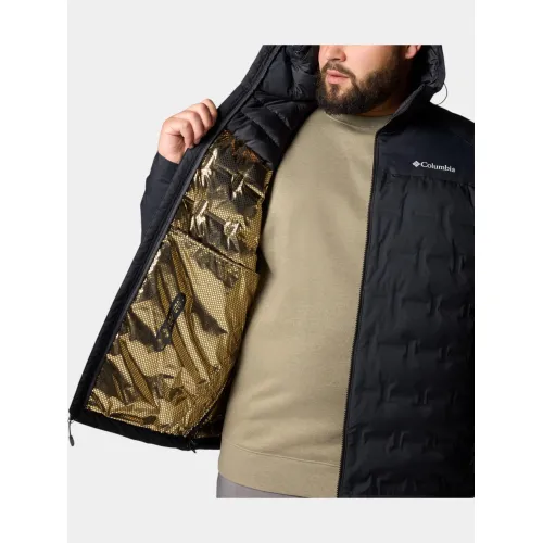 Columbia Grand Trek III Down Hooded Jacket Férfi Utcai Kabát 010-Black