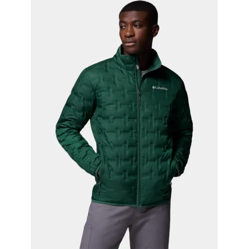 Columbia Delta Ridge II Down Jacket Férfi Utcai Kabát 375-Rain Forest