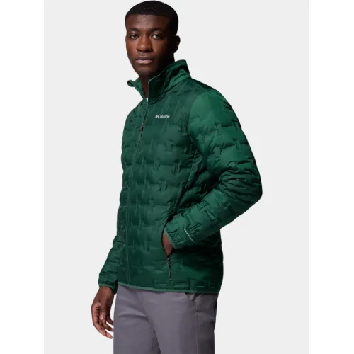 Columbia Delta Ridge II Down Jacket Férfi Utcai Kabát 375-Rain Forest