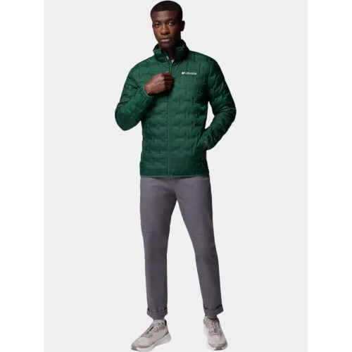 Columbia Delta Ridge II Down Jacket Férfi Utcai Kabát 375-Rain Forest