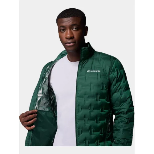 Columbia Delta Ridge II Down Jacket Férfi Utcai Kabát 375-Rain Forest