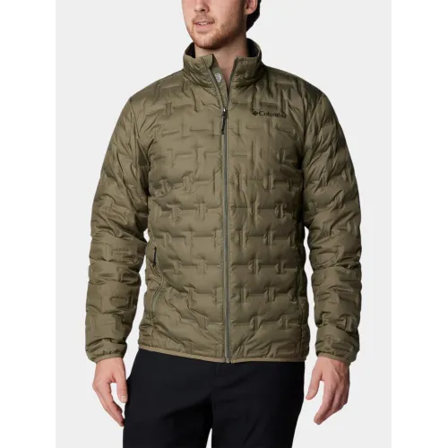 Columbia Delta Ridge II Down Jacket Férfi Utcai Kabát 397-Stone Green