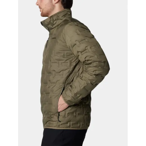 Columbia Delta Ridge II Down Jacket Férfi Utcai Kabát 397-Stone Green