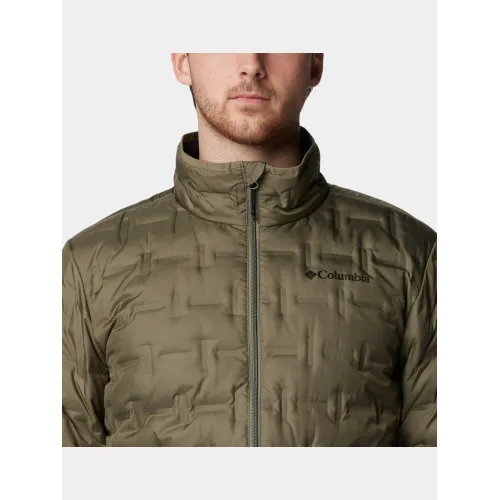 Columbia Delta Ridge II Down Jacket Férfi Utcai Kabát 397-Stone Green