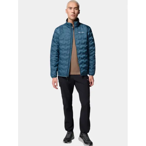 Columbia Delta Ridge II Down Jacket Férfi Utcai Kabát 429-Everblue