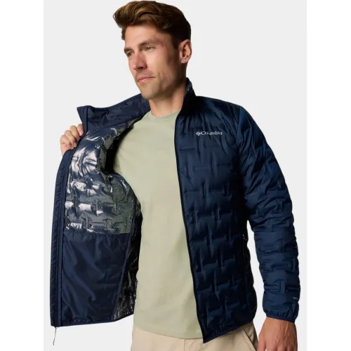 Columbia Delta Ridge II Down Jacket Férfi Utcai Kabát 464-Collegiate Navy