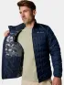 Columbia Delta Ridge II Down Jacket Férfi Utcai Kabát 464-Collegiate Navy