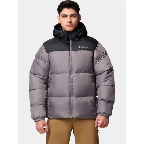Columbia Puffect II Hooded Jacket Férfi Utcai Kabát 023-City Grey