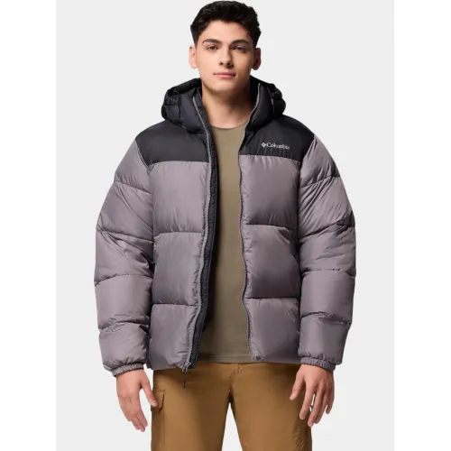 Columbia Puffect II Hooded Jacket Férfi Utcai Kabát 023-City Grey
