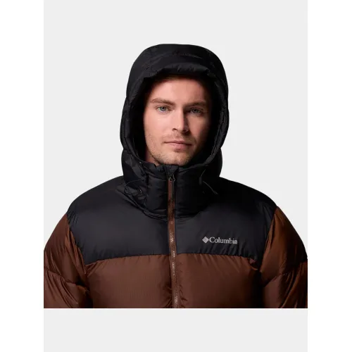 Columbia Puffect II Hooded Jacket Férfi Utcai Kabát 256-Tobacco