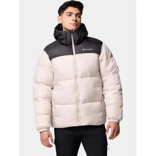Columbia Puffect II Hooded Jacket Férfi Utcai Kabát 279-Dark Stone