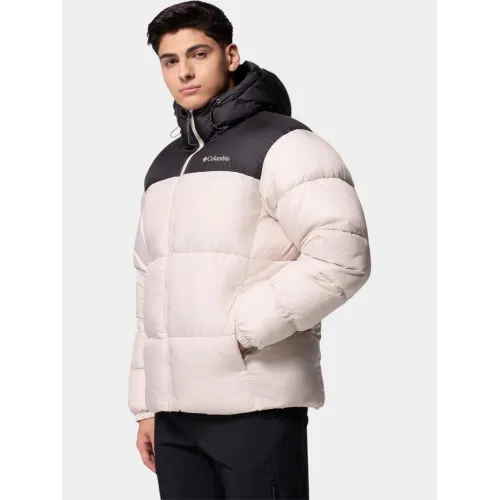 Columbia Puffect II Hooded Jacket Férfi Utcai Kabát 279-Dark Stone