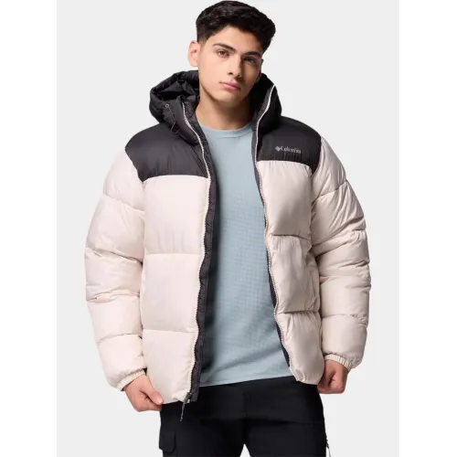 Columbia Puffect II Hooded Jacket Férfi Utcai Kabát 279-Dark Stone