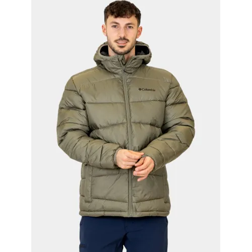 Columbia FIVemile Butte II Hooded Jacket Columbia FIVemile Butte II Hooded Jacket Férfi Utcai Kabát 397-Stone Green
