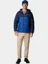 Columbia Powder Lite II Hooded Jacket Columbia Powder Lite II Hooded Jacket Férfi Utcai Kabát 433-Mountain Blue