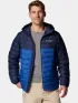 Columbia Powder Lite II Hooded Jacket Columbia Powder Lite II Hooded Jacket Férfi Utcai Kabát 433-Mountain Blue